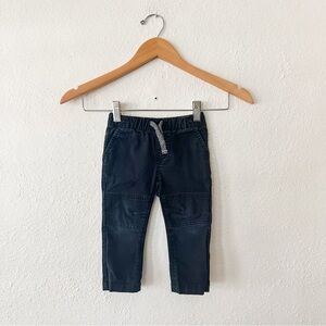 Cat & Jack Boys Skinny Navy Blue Jogger Pants, sz 12-18m